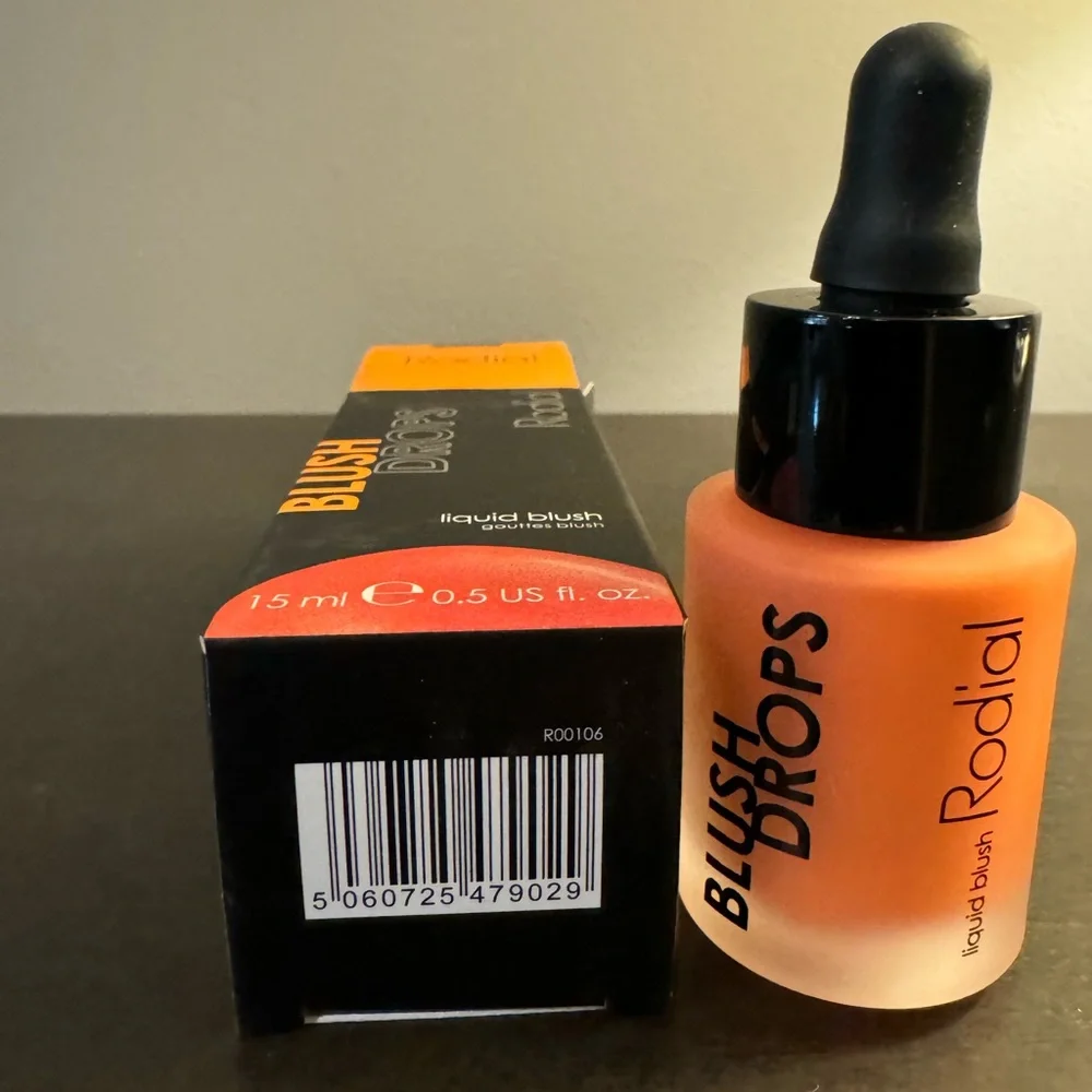Rodial Glass Highlighter Blush Drops Apricot Sorbet 15 ml .5 oz Full Size NIB